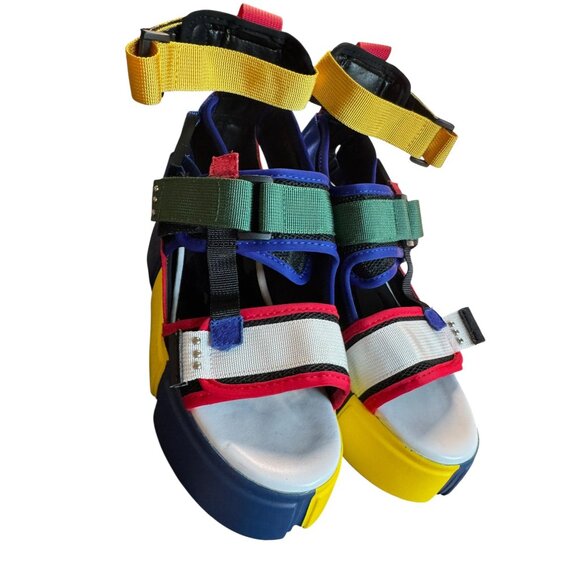 Anthony Wang Cranberry 02 Platform Sandals Womens Size 40 9/9.5 NWB - Picture 12 of 16